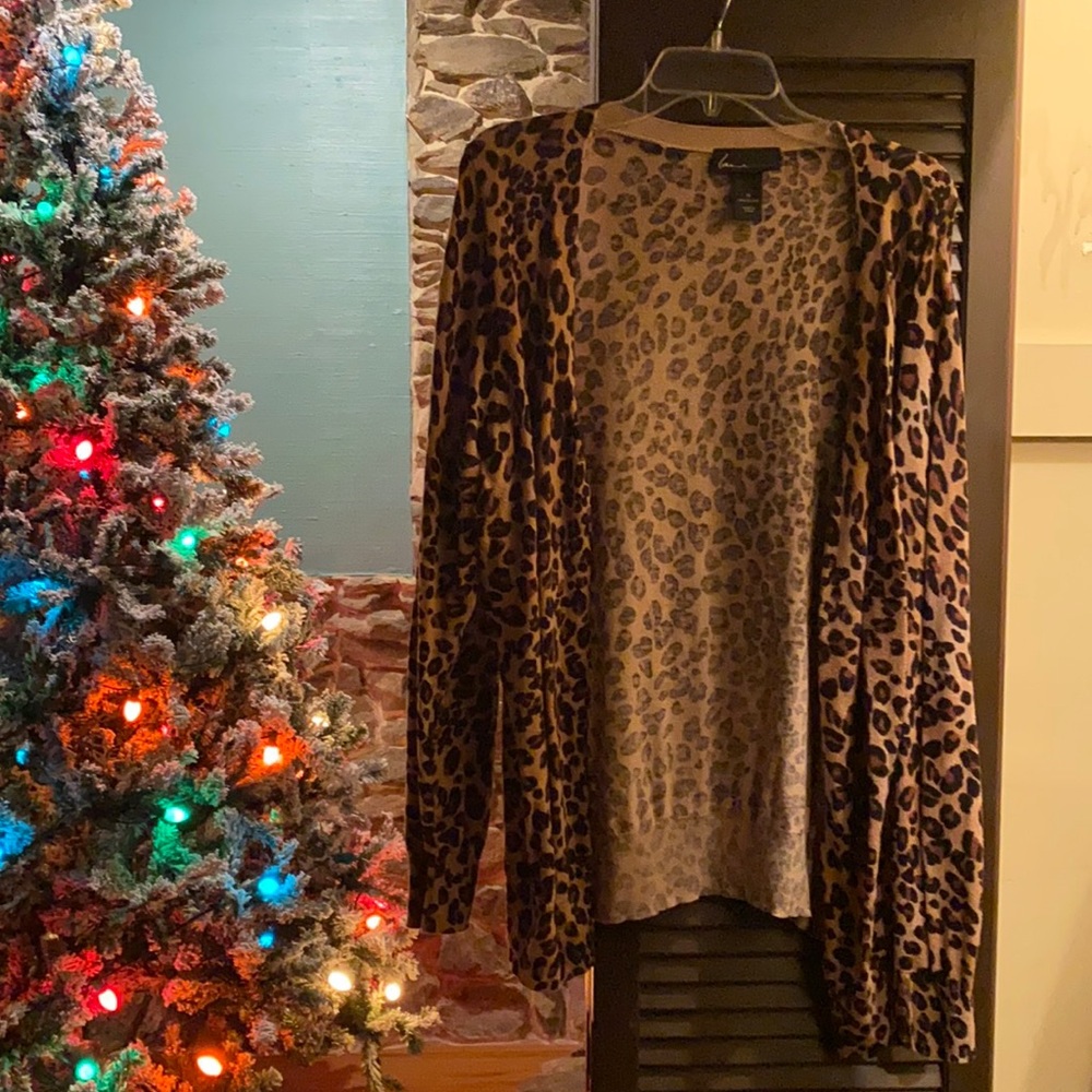 Lane Bryant Size 16 Leopard cardigan